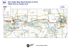 Nar Valley Way Short Section 6 (of 9) West Acre to Castle Acre