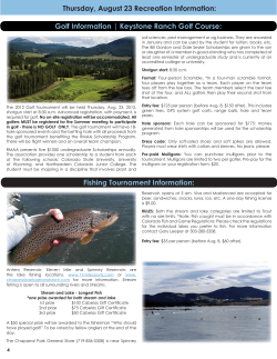 Golf Information - Rocky Mountain Agribusiness Association