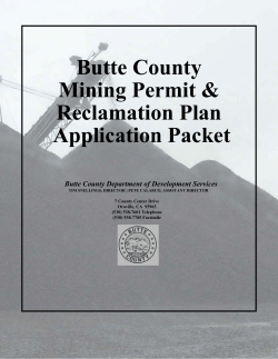 Surface Mining and Reclamation Application