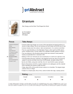 Uranium - The Economist
