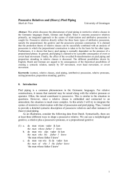 Possessive Relatives and (Heavy) Pied Piping