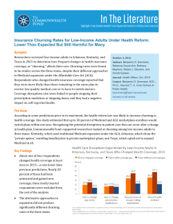 Insurance Churning Rates for Low