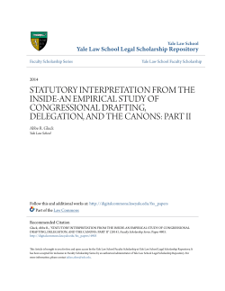 statutory interpretation from the inside