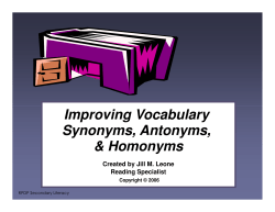 synonyms. - dustydickenslmc