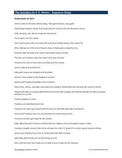 The Outsiders &ndash; Sequencing (End of Novel)