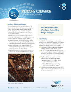 mercury oxidation