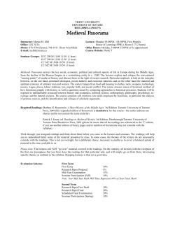 Medieval Panorama - Trent University