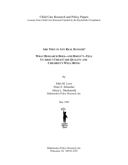 Are They in Any Real Danger? What Research Does-