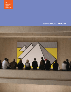 2009 annual report - Des Moines Art Center