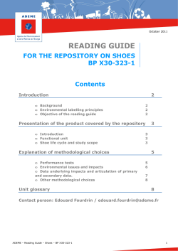 Functional unit - Base Impacts