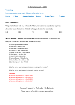 Factor Prime Square Number Integer Prime Factor Product 840 405
