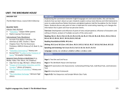 unit: the birchbark house