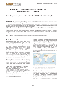 traditional external timber cladding in mediterranean climates.