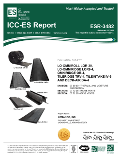 ESR-3482 - ICC-ES