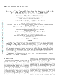 Discovery of Non Thermal X-Rays from the Northwest Shell of the