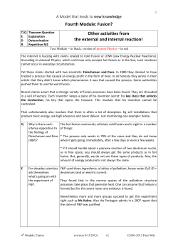 Module 4 - The structure of Matter