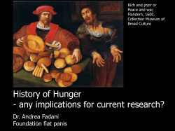 History of Hunger - Food Security Center