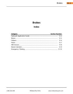 Brakes - Midwest Bus Parts