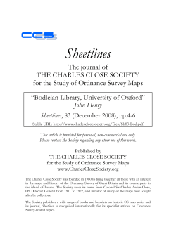 Sheetlines - The Charles Close Society
