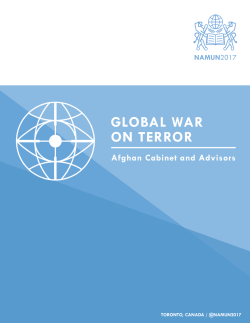Afghan Cabinet and Advisors - North American Model United Nations