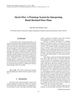 Sketch Plan: A prototype system for interpreting hand