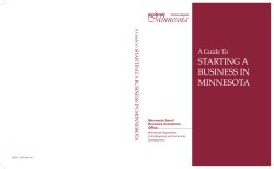 2009 Guide to Starting a Business in Minnesota