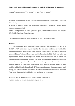 Kinetic study of the oxide-assisted catalyst