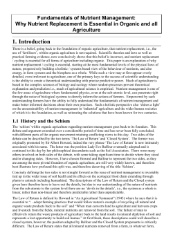 1. Introduction - Charles Merfield