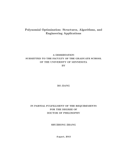 Polynomial Optimization: Structures, Algorithms, and Engineering
