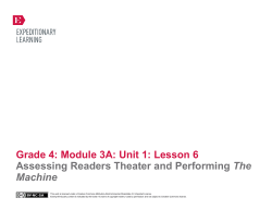 Grade 4: Module 3A: Unit 1: Lesson 6 Assessing