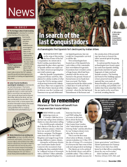 In search of the last Conquistadors - Inside page.