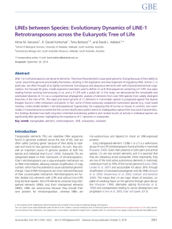 Full Text  - Genome Biology and Evolution
