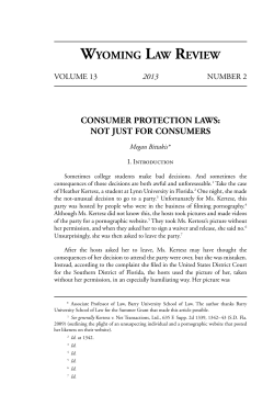 Consumer Protection Laws: Not Just for