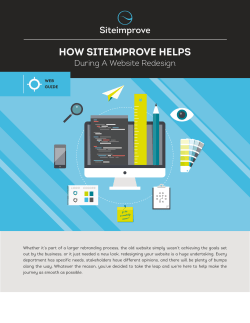 During A Website Redesign