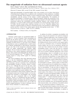 The magnitude of radiation force on ultrasound contrast agents