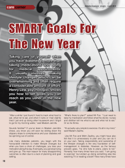 SMART Goals For The New Year - Diabetic Society of Singapore