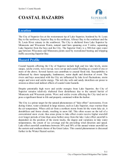 coastal hazards - City of Superior
