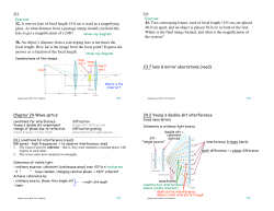 32. A convex lens of focal length 15.0 cm is used as a magnifying