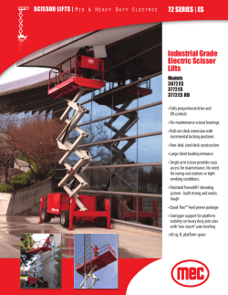 industrial Grade Electric Scissor Lifts