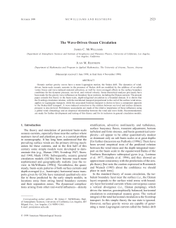 The Wave-Driven Ocean Circulation