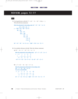 REVIEW, pages 72&ndash;77