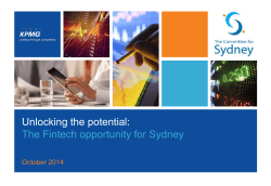 Unlocking the potential: The Fintech opportunity for Sydney