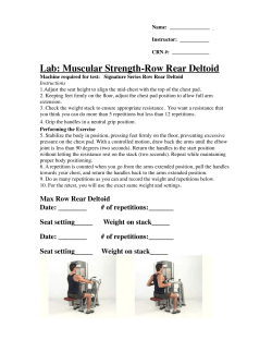 Strength-Row Rear Deltoid
