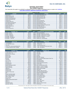 Non - Rolyn Companies, Inc.