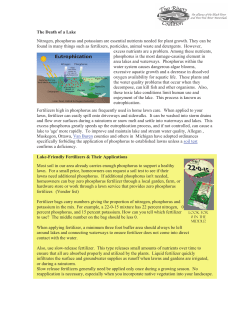 Death of a Lake - Van Buren County