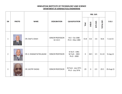 HINDUSTAN INSTITUTE OF TECHNOLOGY AND SCIENCE