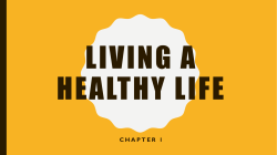 Living a healthy life