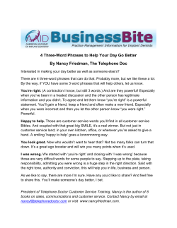 4 Three-Word Phrases to Help Your Day Go Better By Nancy
