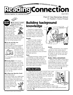 Building background knowledge
