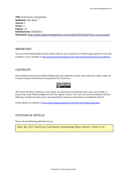 Fossil Focus: Chelicerata
